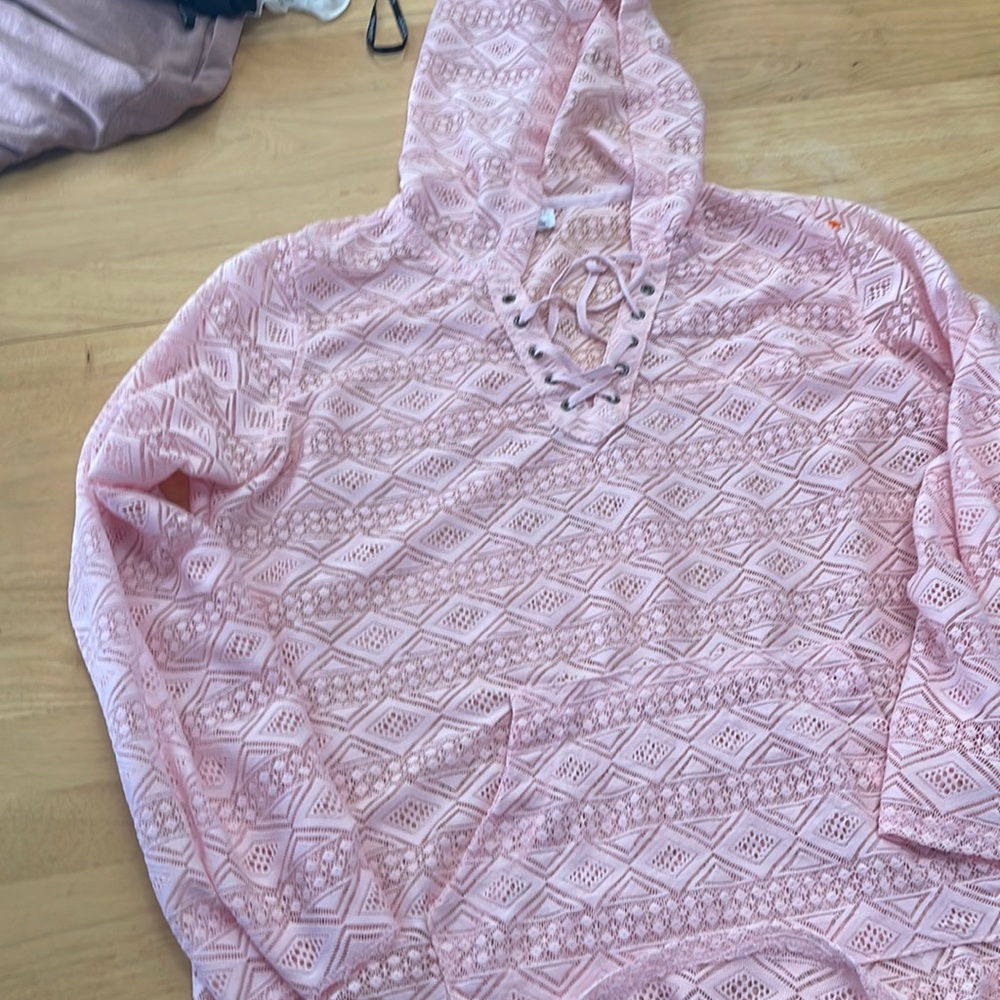 Pink hoodie
